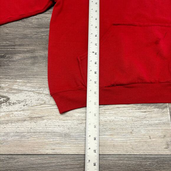 Vintage Y2K Russell Athletic Ohio State OSU Buckeyes Red Mens M‎ Pullover Hoodie - Picture 9 of 11